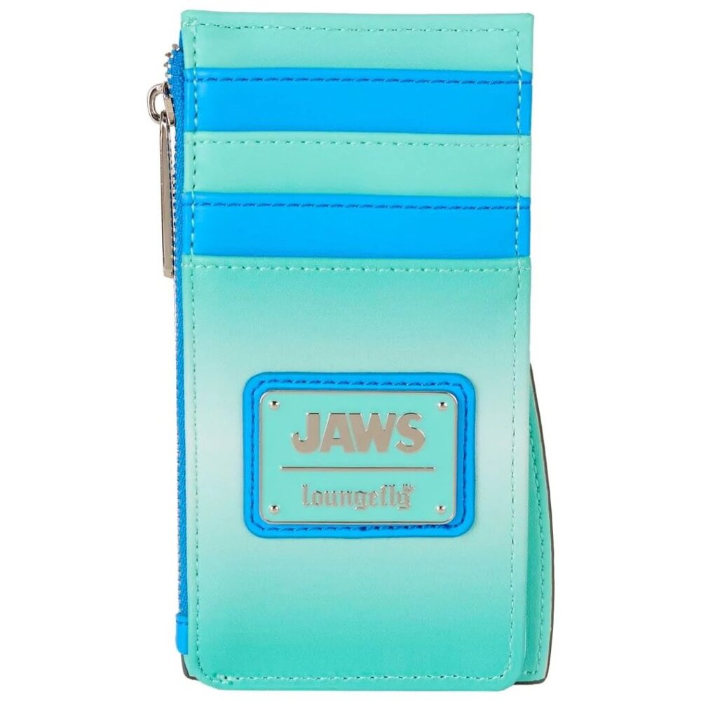 Loungefly Jaws 50th Anniversary Mini Backpack and Cardholder Set NWT - Picture 16 of 16